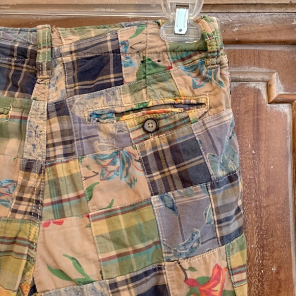 GAP Boys Hawaiian Patchwork Shorts Size 12 Slim - Picture 5 of 5